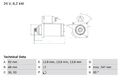 BOSCH 0 986 022 980 Starter Anlasser 6.2kW passend für MERCEDES-BENZ ANTOS AROCS