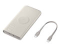 SAMSUNG EB-U2510XUEGEU Induktive Powerbank 10.000 mAh Beige