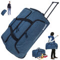 Trolley Tasche Koffer 85 L XL Reisekoffer Reisetasche groß Spear 910 Darkblue +g