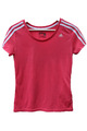 ADIDAS Essentials Sport    3-Streifen T-Shirt, Pink , Damen Climalite Gr.S 34 36