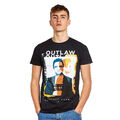 Johnny Cash - Outlaw Photo T-Shirt Black