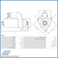 NEU - AS-PL S5007 Starter für MITSUBISHI