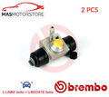 RADBREMSZYLINDER TROMMELBREMSE PAAR BREMBO A 12 289 2PCS P FÜR VW POLO,GOLF III