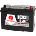 TOKOHAMA Asia Autobatterie 12V 100Ah 800A/EN hohe STARTKRAFT + Pluspol Rechts 