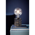 Nordlux Tischleuchte Hollywood Rauchglas max. 60W E27 Vintage Lampe mit Schalter