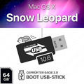 Mac OS X 10.6 Snow Leopard macOS Boot 64 GB USB Stick 3.0 Recovery