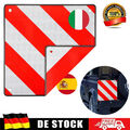 2IN1 Warntafel Warnschild 50x50cm für hinten Spanien Italien Für Fahrradträger