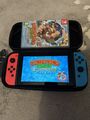 Nintendo Switch Konsole V2 + Ladegerät verbesserter Akku Esel Kong Spiel