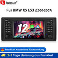 7"Android 12 Autoradio Carplay GPS Navi BT WIFI SWC DAB+ Für BMW 3er E39/X5 E53