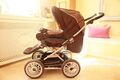 EMMALJUNGA Kombi-KINDERWAGEN City Cross “Pro Coffee” Babywanne, Daunensack etc.