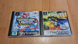 PS1 Playstation 1 / Bundle / Motocross Mania 2 V-Rally / Getestet