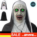 LED "The Nun" Horrormaske, Halloween, Partykracher, gruselige Maske