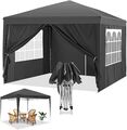 3x3m Klappzelt Festzelt Faltpavillon Partyzelt Pavillon Pop Up Garten Pavillion