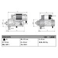 1x Denso Starter 12V u.a. für BMW 3 3L ActiveHybrid (F30) | 368521