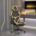 Gaming Stuhl mit Massage Fußstütze Bürostuhl Chefsessel Kunstleder vidaXL