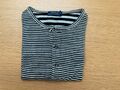 POLO RALPH LAUREN Henley-Shirt, grau-schwarz gestreift, Gr. M