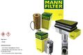 MANN-FILTER Paket + Presto Klima-Reiniger für Mercedes-Benz S-Klasse W220 Coupe