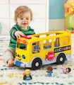 Fisher-Price Little People großer gelber Schulbus - Kinder Musikspielzeug Spielset Geschenk