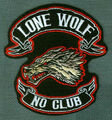 Cafe Racer Rocker Forever Lone Wolf Nicht Verein 1%Er Schwein Biker 4 " Aufnäher