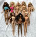 8 x Barbie Mattel Indonesia Konvolut Figuren Puppen Sammlung Nude