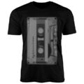 Herren T-Shirt Retro Motiv 80er Jahre Mixtape Kassette Oldschool Fashion