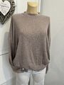 PRIMARK Damen Strickpullover Pullover Oversize Beige Gr. M/L 38/40  #147#