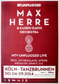 MAX HERRE - 2014 - Live In Concert - Afrob - Unplugged Tour - Poster - Köln