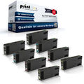 8x Kompatible Tintenpatronen für Epson WP4015 DN Farb Set - Drucker Pro Serie