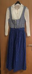 Hammerschmid klassisches DIRNDL Trachten Kleid LANDHAUS Kleid Traditionell Gr 42