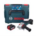 Bosch GWS 18V-10 SC Akku Winkelschleifer 18 V 125 mm + 1x Akku 5,0 Ah + L-Boxx