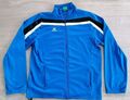 schöne Erima Trainingsjacke Gr. 7 L 52 Herren track top jacket Blau weiß schwarz