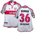 Vintage VFB Stuttgart Trikot Gr. 164 XS Dundee #36 Adidas "Debitel" Bundesliga 