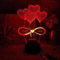 Valentinstag Geschenk LED Lampe Unendlichkeit mit Namen und Datum - Liebe.