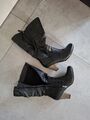 Stiefel Damen Schuhe Absatz Tom Tailor Schwarz Gr. 38