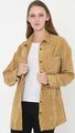 Moderne Damen Hemdjacke Freizeithemd Cordhemd Bluse Premium Oversize D-5578