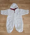 TCM Baby Overall Gr.74/80 Fleece hellgrau Herbst Winter Tchibo Schneeanzug 