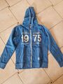 Jack&Jones ~ Sweatjacke ~ Gr.L ~ maritim Hoodie Funktionsjacke Kapuze blau ~ TOP