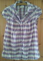 LEVIS  Bluse  Gr. M  ( 38 , 40 , 42 )   Farbe: lila weiss oliv gelb