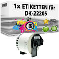 1x Etiketten kompatibel Brother P-Touch QL-1050N 1060N 500A 550 570 650 700