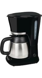 Exquisit Kaffeemaschine KA 6501 sw 800 W schwarz Thermokanne, Verzierung Edel...