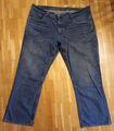 Identic Herren Jeans Hose Baggy Denim W52 L32 Used Look blau Maße 4XL Baumwolle