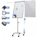 Jago® Flipchart Sternfuß Whiteboard 60 x 90 cm verstellbar magnetisch Magnettafe