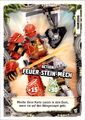 121 - Action Feuer-Stein-Mech - LEGO Ninjago Trading Card Serie 6 NEXT LEVEL