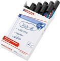 edding 383 Flipchart-Marker - schwarz - 10 Stifte - Keilspitze 1-5 mm