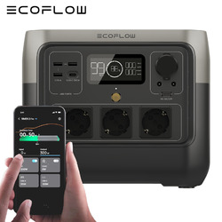 ECOFLOW RIVER 2 Pro Tragbare Powerstation 768Wh 1600W Max 100W PD Solargenerator⭐⭐⭐⭐⭐ 0% MwSt. bei § 12 Abs. 3 UStG*⭐⭐⭐⭐⭐