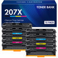 SET Toner Für HP 207A/X Color LaserJet Pro MFP M283fdw/fdn M255dw/nw M/N CHIP