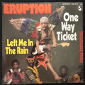 Eruption Left Me In The Train One Way Ticket 7' Vinyl Single Jukebox Label 1979