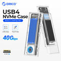 ORICO M2 NVMe SATA SSD Gehäuse USB C/Type C 40Gbps/10Gbps M/B+M-Key USB 3.1 Gen2