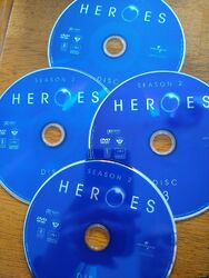 Heroes: The Complete Second Season 2 (DVD 2008, 4-Disc Set) Tim Kring Discs Only