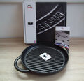 STAUB Pure Grill Gusseisen Grillpfanne 26 cm Pfanne Steakpfanne schwarz